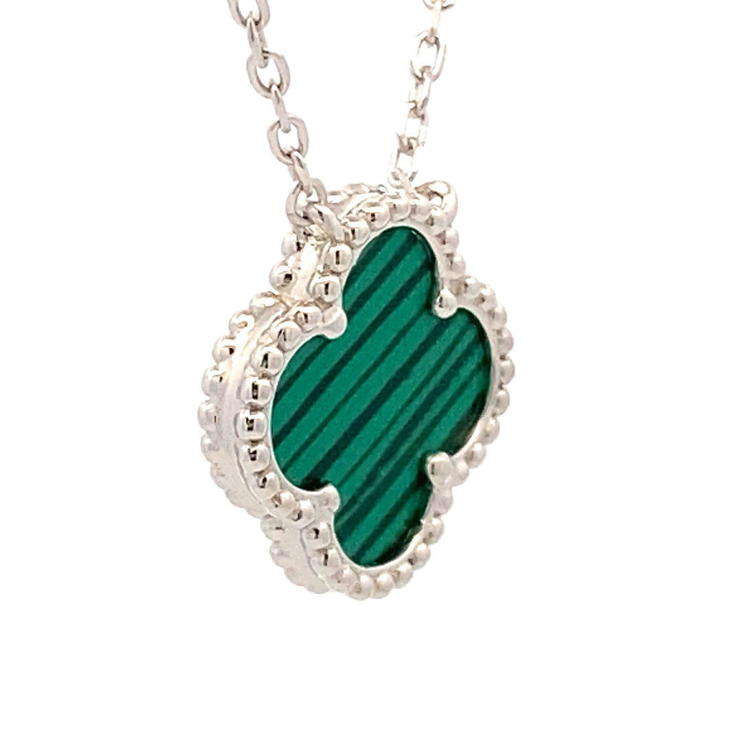 Natural Malachite Fashion Pendants Sterling Silver