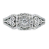 Genuine .50ct Diamond Ring 10KT White Gold