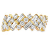 Lab Grown Diamond Fashion band rings 14KT Yellow Gold