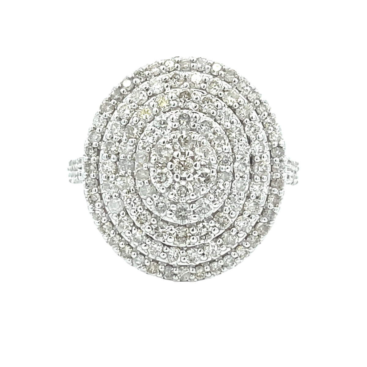 Genuine 1.50ct Diamond Ring 14KT White Gold