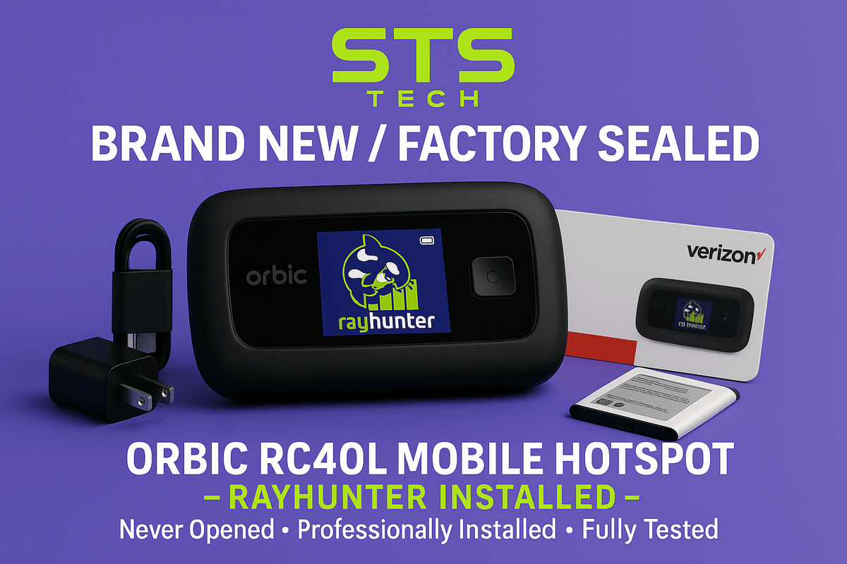 RayHunter IMSI Catcher y Detector Stingray - Punto de Acceso Móvil Orbic RC400L