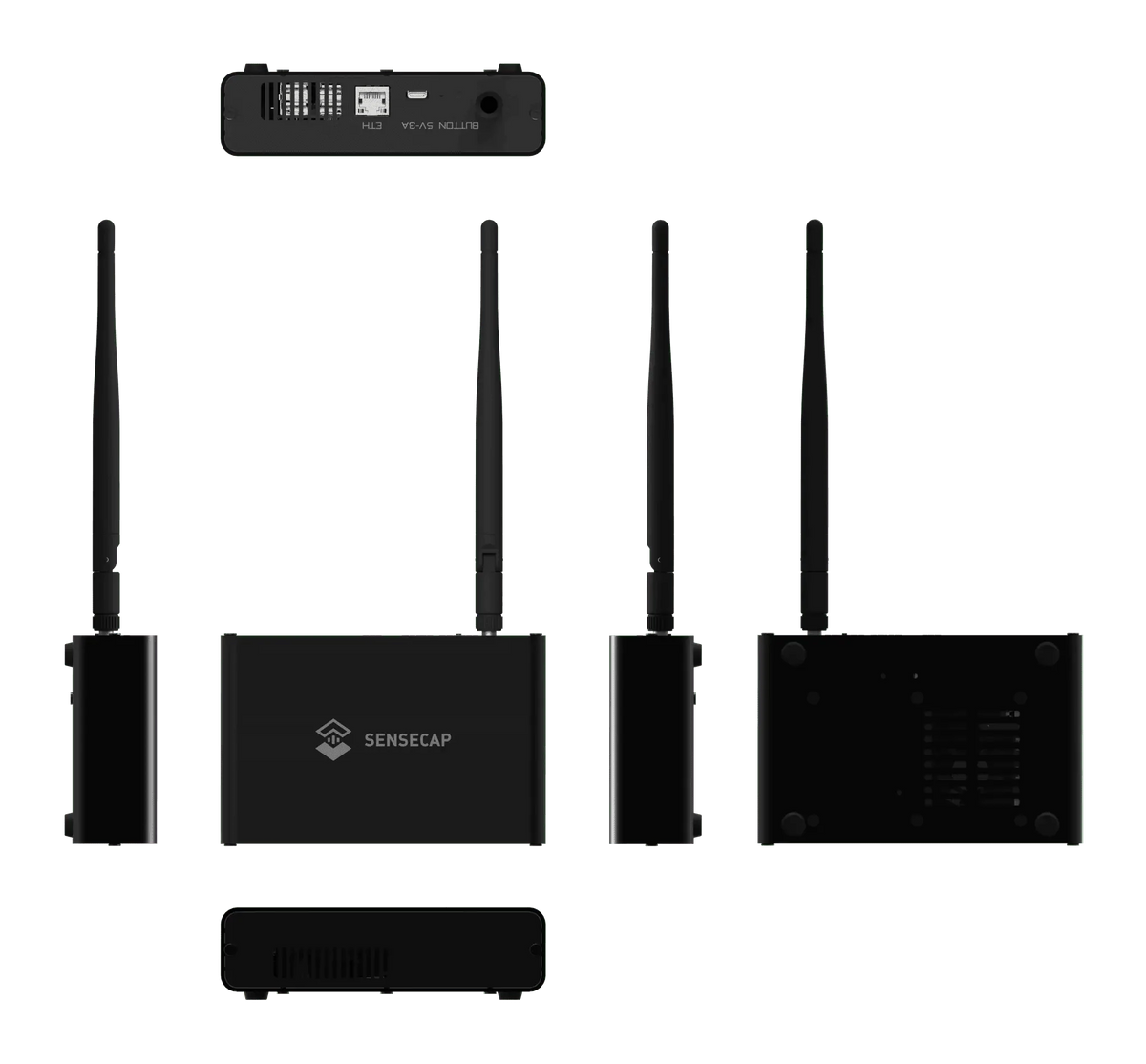 STS Collective OpenMANET SenseCAP HaLow Mesh Gateway – M1 Modificado (WM6108, Nodo Fuera de Red de 915MHz, Preflasheado)
