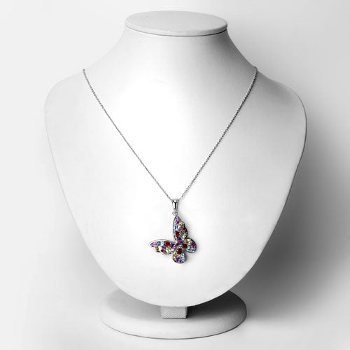 Colgante de plata de ley .925 con varias piedras preciosas de 3.80 quilates