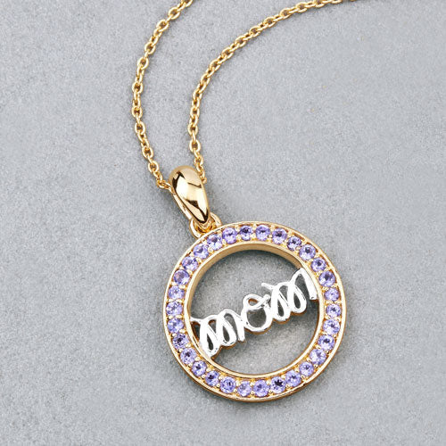 Colgante de plata de ley .925 con tanzanita genuina de 0.64 quilates