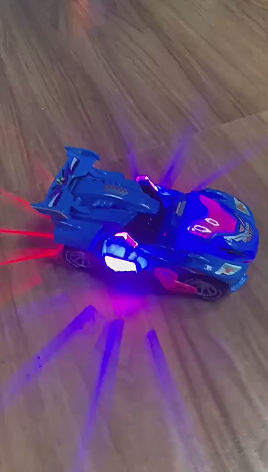 R/C Car - Transforming Dinosaur Robot - Powerful LED Lights, Sounds, and Roaring Dinosaur Action