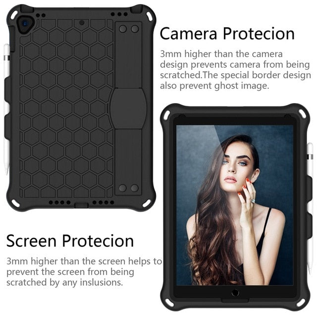 Funda antichoque segura para niños/adultos para iPad