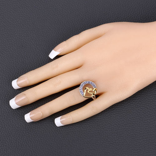 Anillo de plata de ley .925 con tanzanita genuina de 0.28 quilates