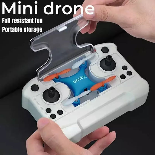 iTech MiniX - Ultra Micro Pocket R/C Drone with 3D Flip Tricks & Headless Mode