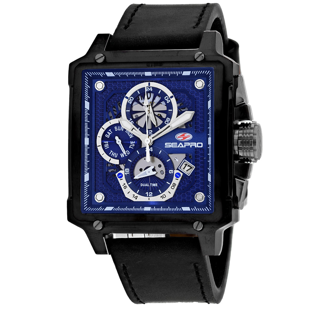 Seapro Reloj para hombre de doble temporizador