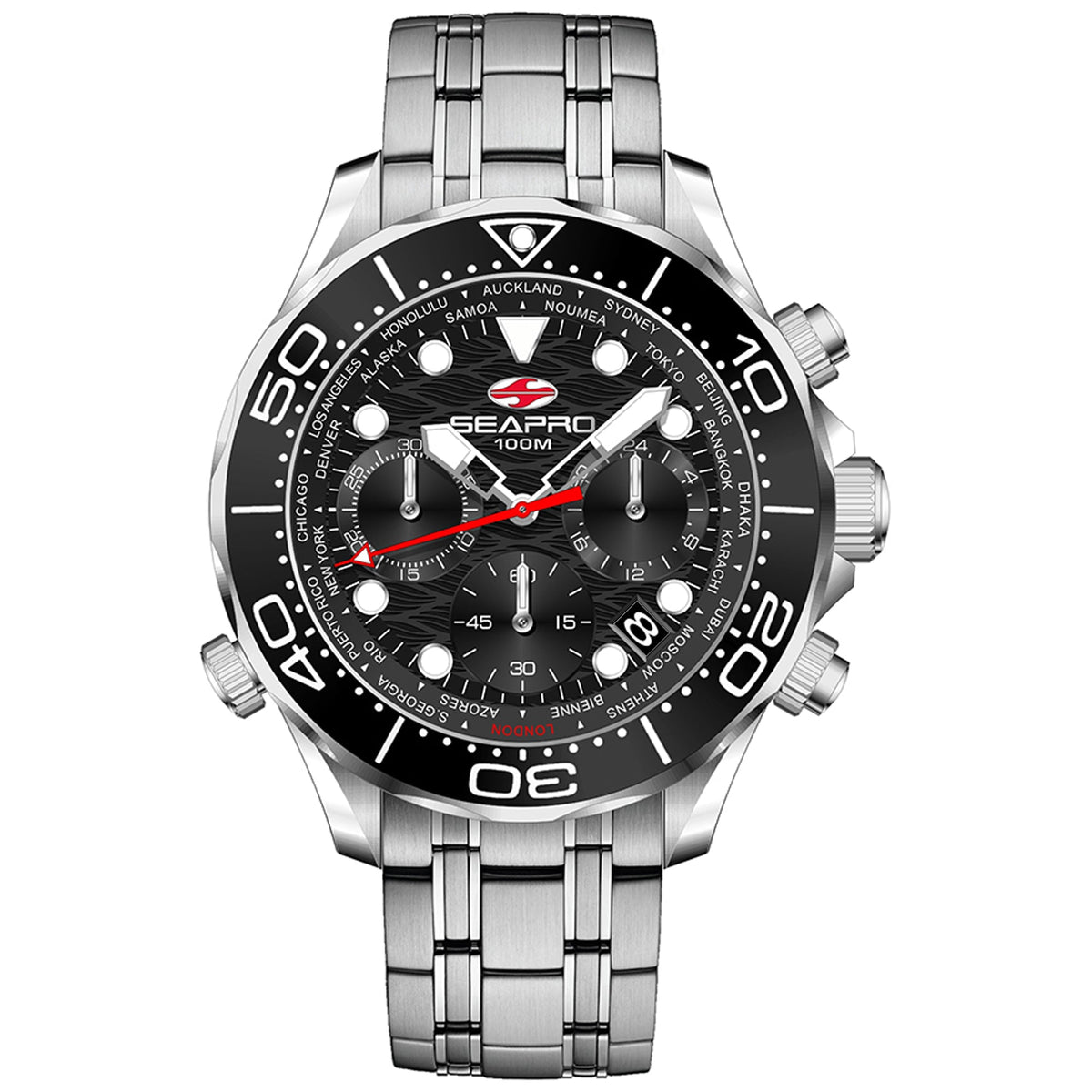 Temporizador Mondial para hombre Seapro