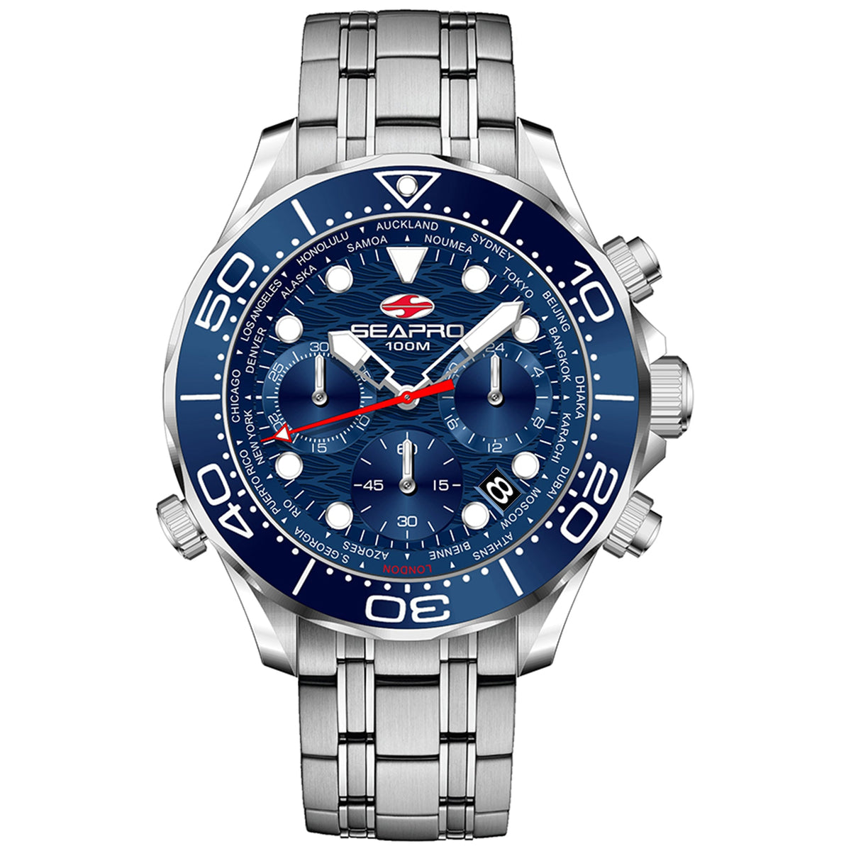 Temporizador Mondial para hombre Seapro