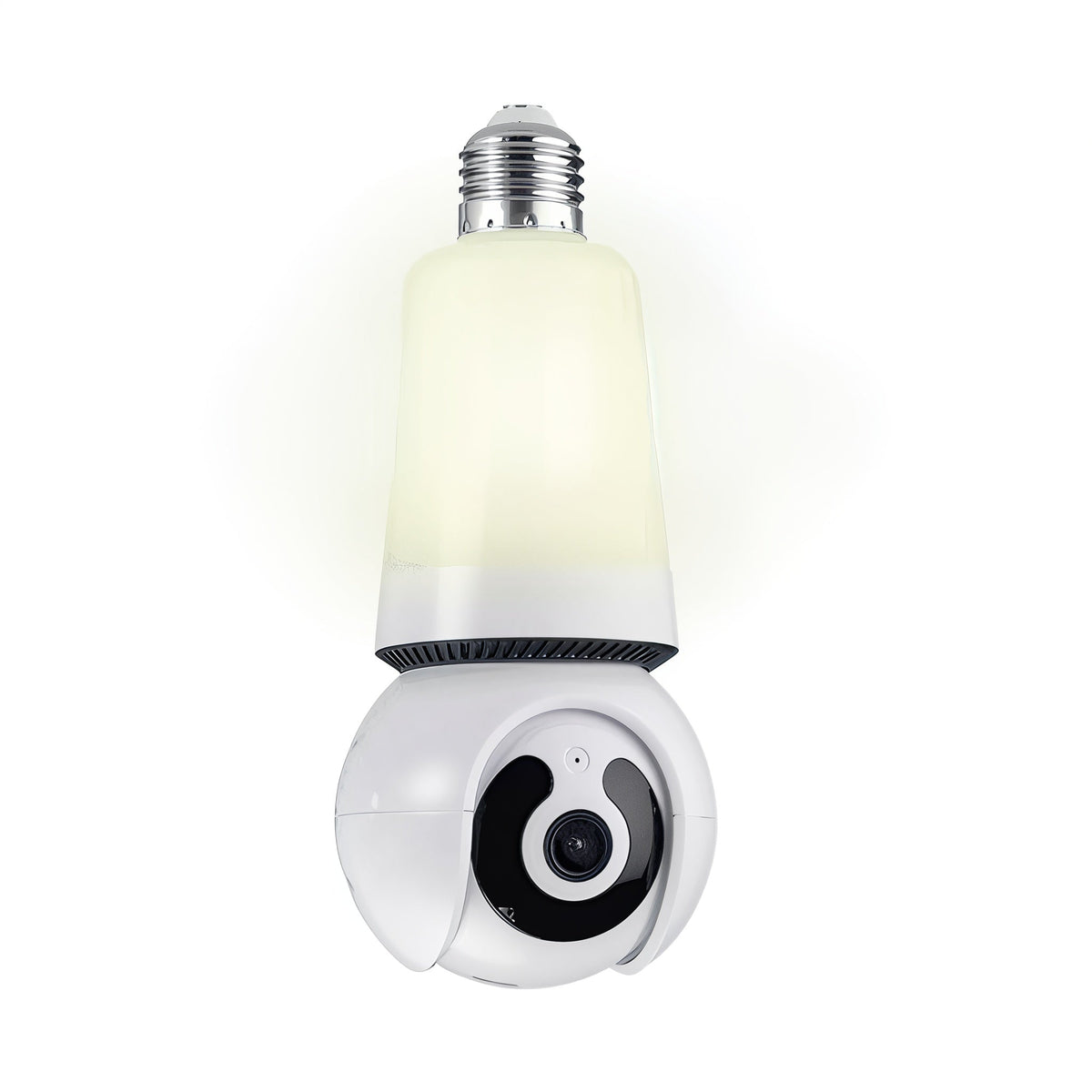 Merkury (MI-CW107-199W) Smart 2K Light Bulb Security Camera 360° Pan Tilt (NEW)