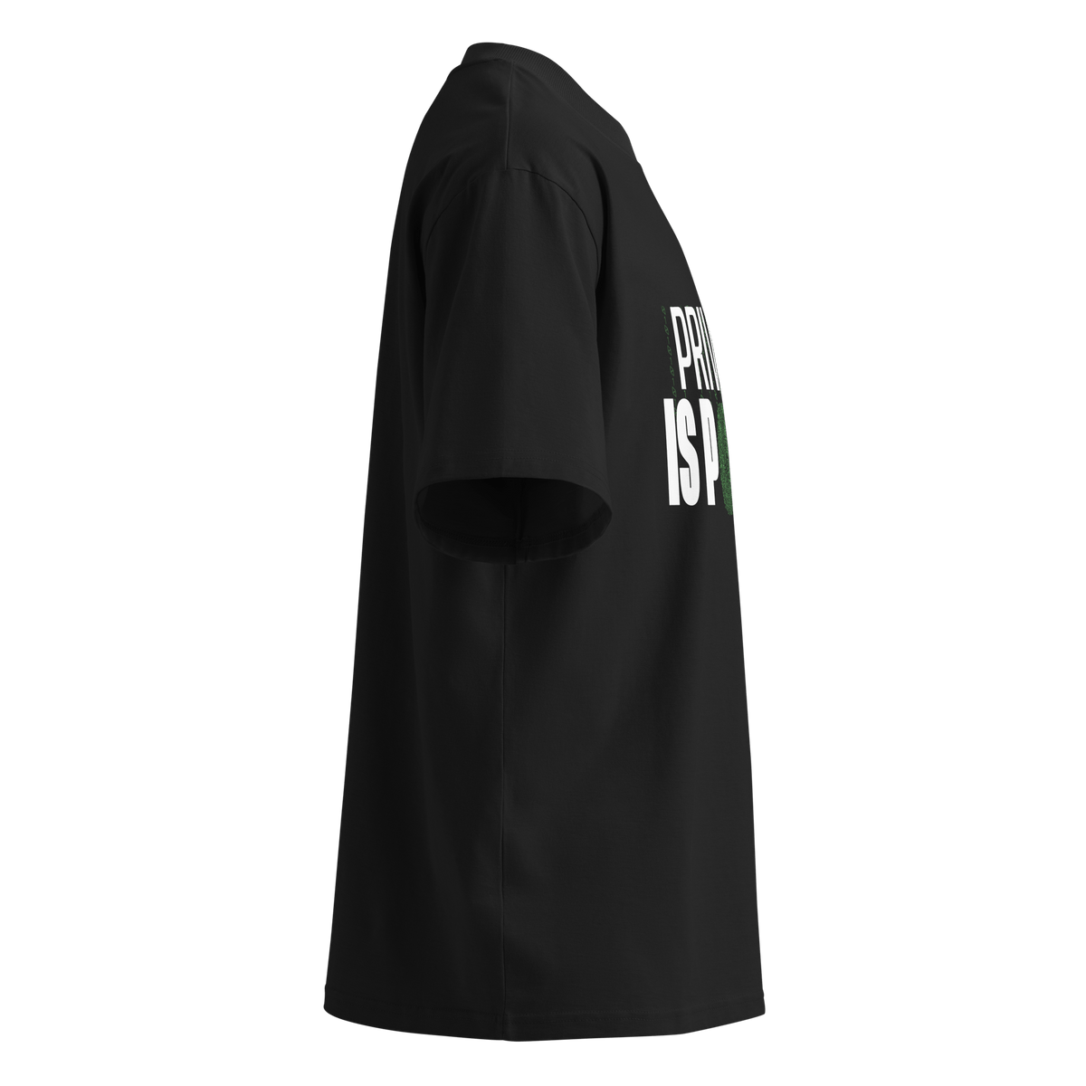 Privacy Is Power – Oversized Organic High-Neck T-Shirt - image 7 of 16