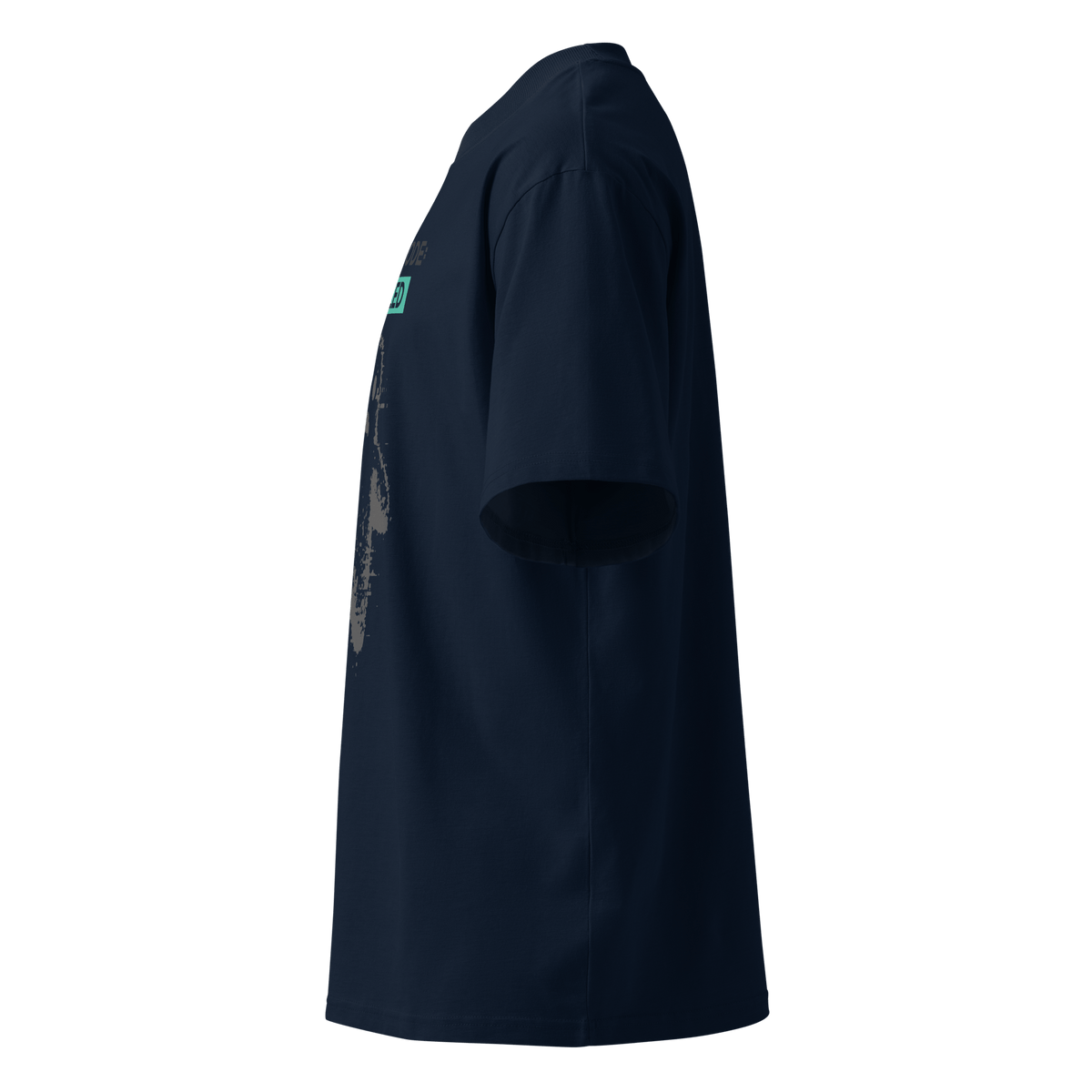 Ghost Mode: Enabled – Oversized Organic High-Neck T-Shirt - image 4 of 20