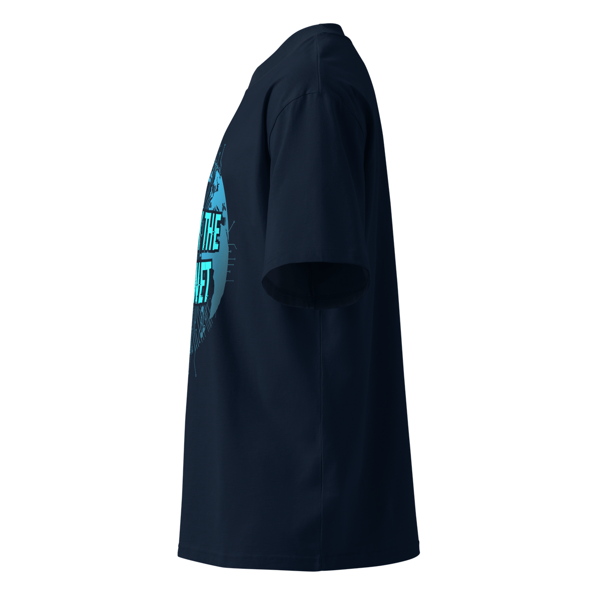 Hack The Planet – Oversized Organic High-Neck T-Shirt - image 4 of 20