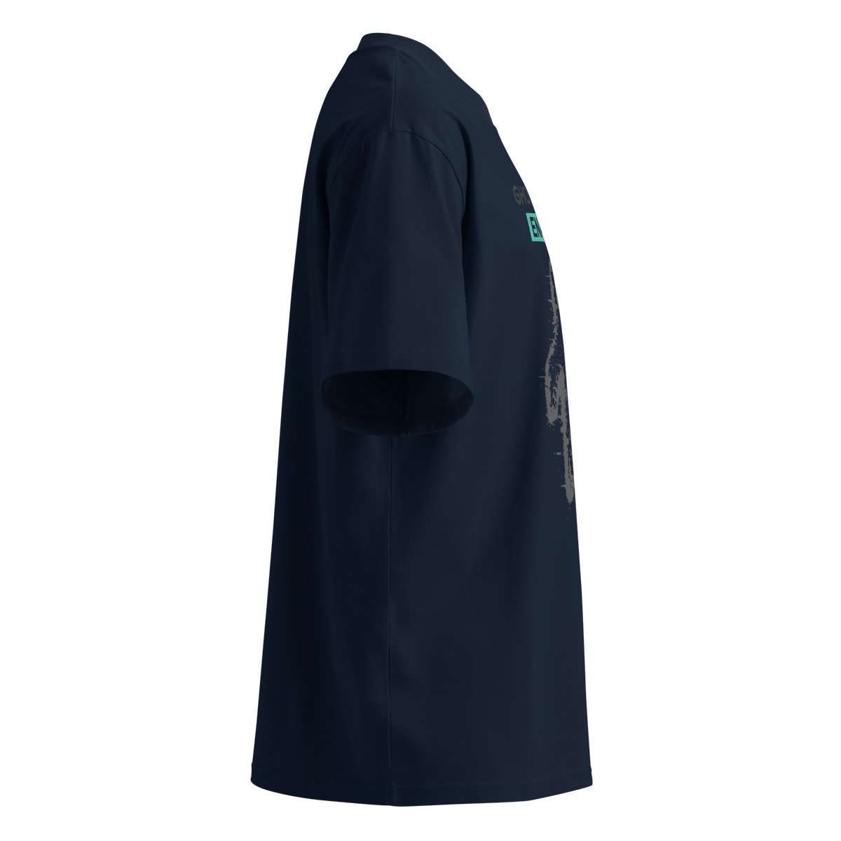 Ghost Mode: Enabled – Oversized Organic High-Neck T-Shirt - image 3 of 20