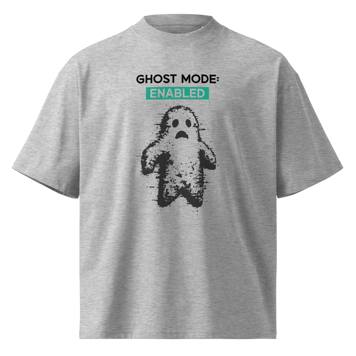 Ghost Mode: Enabled – Oversized Organic High-Neck T-Shirt - image 9 of 20