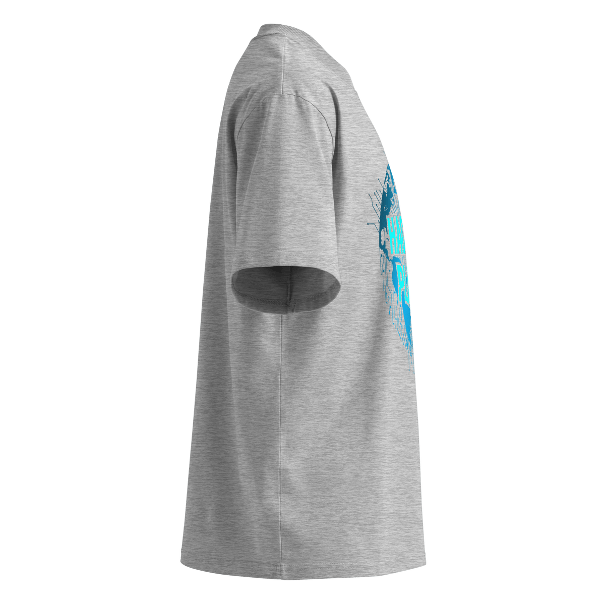 Hack The Planet – Oversized Organic High-Neck T-Shirt - image 11 of 20