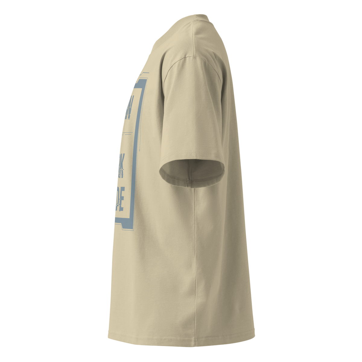 Born in Dark Mode – Oversized Organic High-Neck T-Shirt - imagen 16 de 20