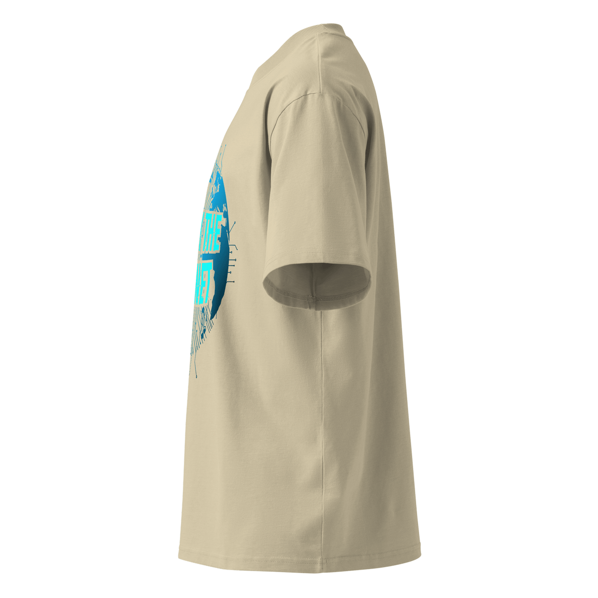 Hack The Planet – Oversized Organic High-Neck T-Shirt - image 16 of 20