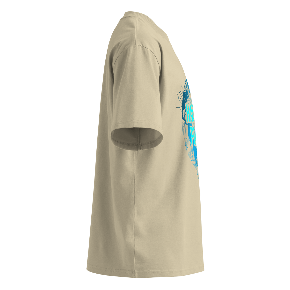 Hack The Planet – Oversized Organic High-Neck T-Shirt - image 15 of 20
