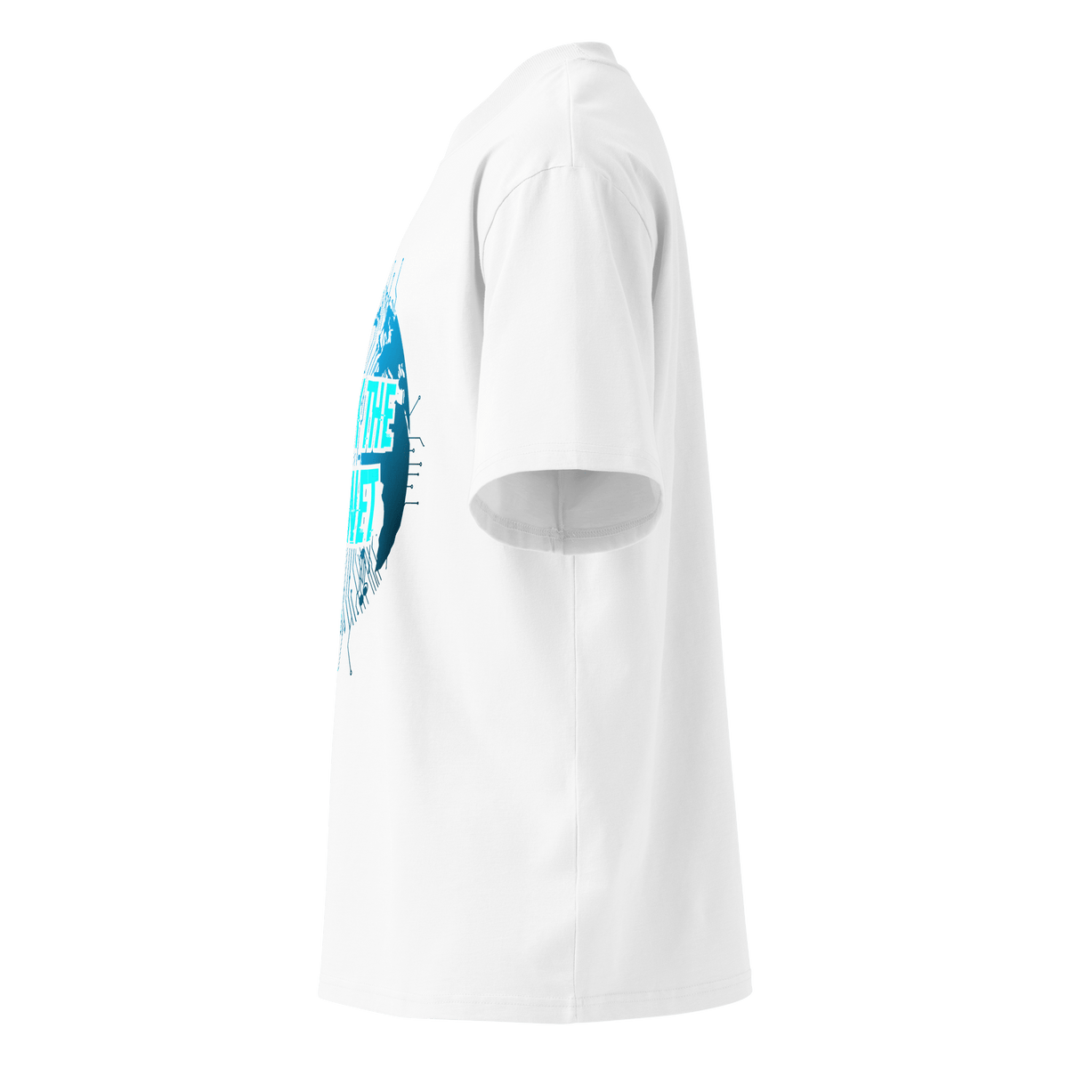 Hack The Planet – Oversized Organic High-Neck T-Shirt - image 20 of 20